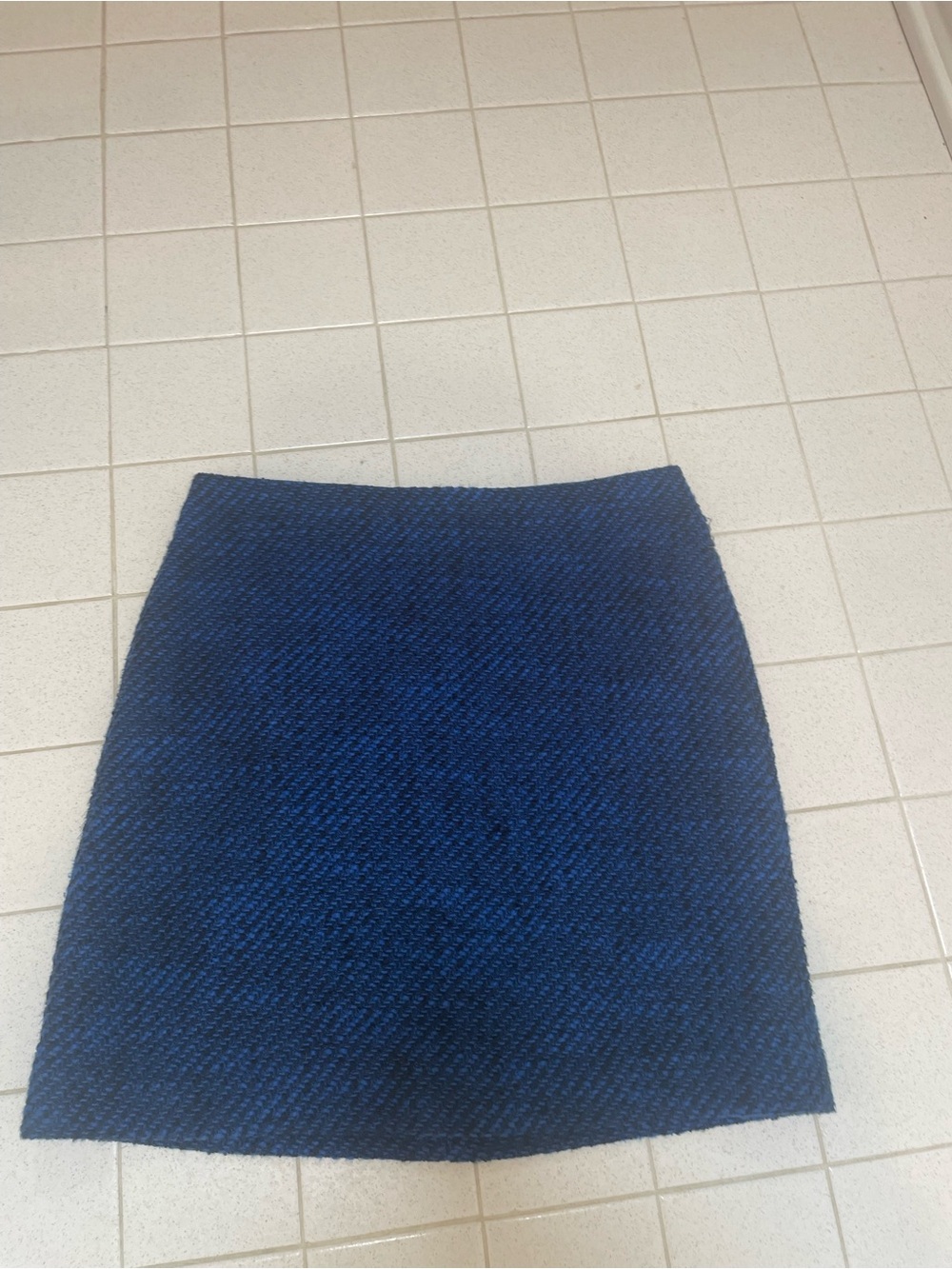 Loft tweed Blue Pencil Skirt